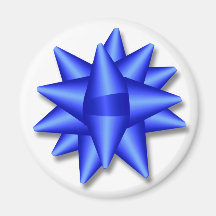 Blue Bow Magnet
