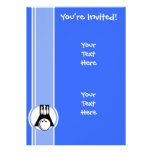 Blue Bowling Personalized Invitation