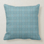 Blue Brocade Look Pillows