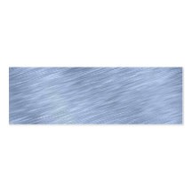 Blue Brushed Metal Textured Business Cards