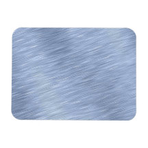 Blue Brushed Metal Textured Flexible Magnet