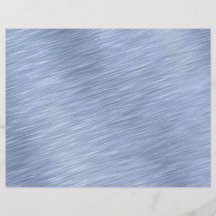 Blue Brushed Metal Textured Flyer