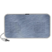 Blue Brushed Metal Textured PC Speakers