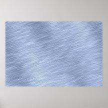 Blue Brushed Metal Textured Posters