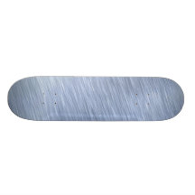 Blue Brushed Metal Textured Skate Decks