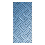 Blue Bumped Metal Textured Rack Card