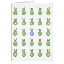 Blue Bunny Card