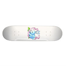 blue bunny purple ribbon.png skateboard decks