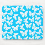 Blue butterflies mousepad