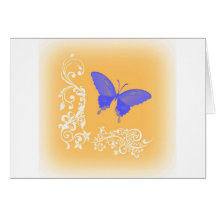 Blue Butterfly Card