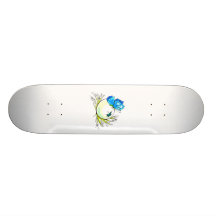 blue butterfly on white egg.png skate deck