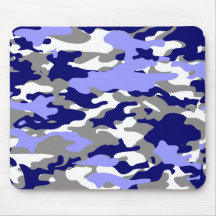BLUE CAMO - Mousepad