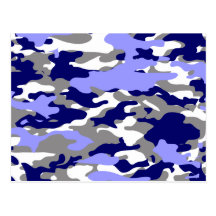 BLUE CAMO - POSTCARDS