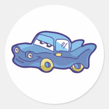Blue Car Stickers