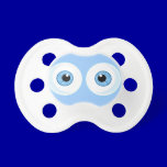 BLUE CARTOON EYES EYEBALLS FUNNY GRAPHICS pacifiers