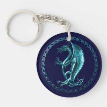 Blue Celtic Dragon
