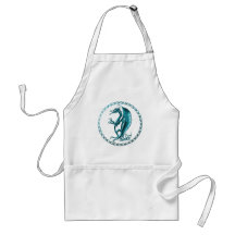 Blue Celtic Dragon Apron
