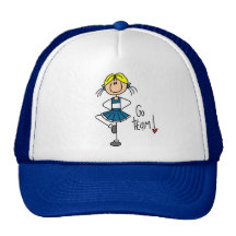 Blue Cheerleader Tshirts and Gifts Hat