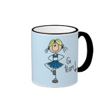 Blue Cheerleader Tshirts and Gifts Mug