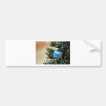 Blue Christmas Bumper Sticker