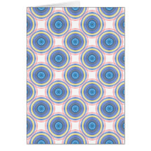 Blue Circles Card