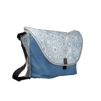 Blue CirclesRickshaw Messenger Bag messenger bags