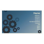 Blue Cogs - Business Business Card Template