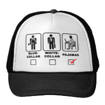 Blue-collar,white-collar or pyjamas hats