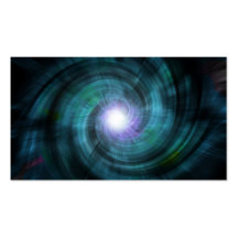 Blue Cosmic Twirl Business Card