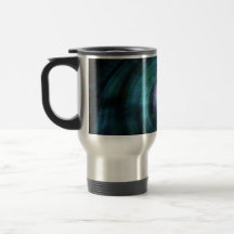 Blue Cosmic Twirl Coffee Mugs