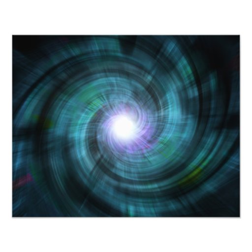 Blue Cosmic Twirl Photo