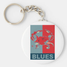 Blue Crab Iconised Key Chains