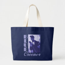 Blue Crooner Tote Bag
