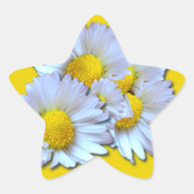 Blue Daisies Stickers