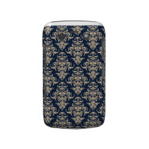 Blue Damask Blackberry Bold Case