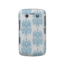 Blue Damask Blackberry Bold Case