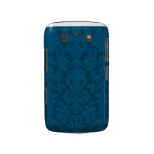 Blue Damask Blackberry Bold Case