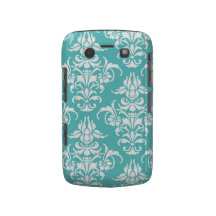 Blue Damask Blackberry Bold Case