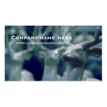 Blue deer business card templates