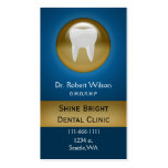 blue Dental businesscards with appointment card Business Card