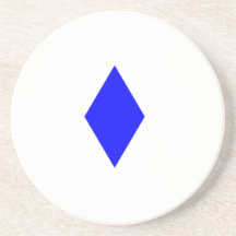 Blue Diamond Drink Coasters