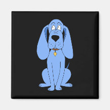 Blue Dog. Hound. Magnet
