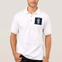 Blue Dog. Hound. Polo Shirt