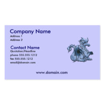 Blue Dragon Business Card