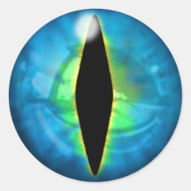 Blue Dragon Eye Sticker