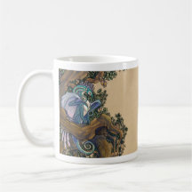 Blue dragon mug