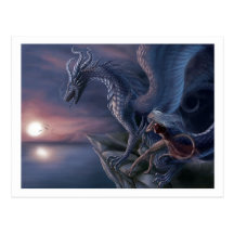 Blue Dragon Post Card