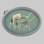 Blue Dreamy Camels Belt Buckle belt buckles