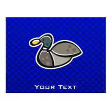 Blue Duck Postcard