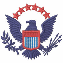 Blue Eagle Embroidered Polo Shirt